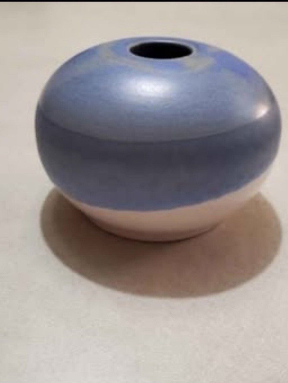Asbo Stentoj/ Koge Denmark/round vase/1970s/Danish Design/vintage studio pottery